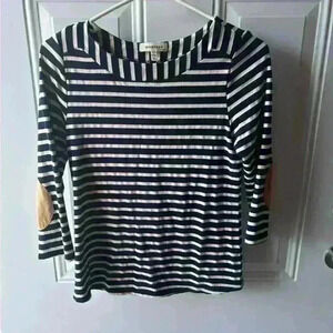 Monteau Girls Sz Xl Striped Long Sleeved Shirt
